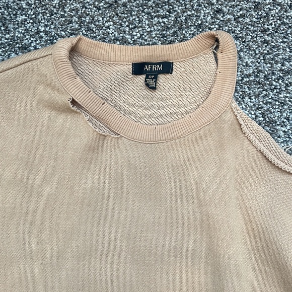 AFRM Cold Shoulder Sweatshirt - Picture 2 of 3